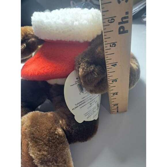 Vintage Looney Tunes Tazmanian Devil Christmas Plush  Applause 1997 Collectible - Picture 10 of 10